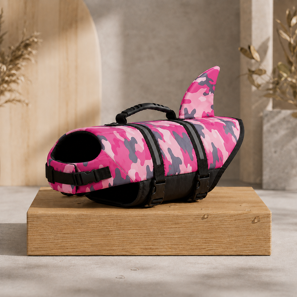 The Finn™ — Shark Fin Dog Life Jacket flotation